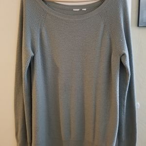 GAP sage green long sweater wide neck